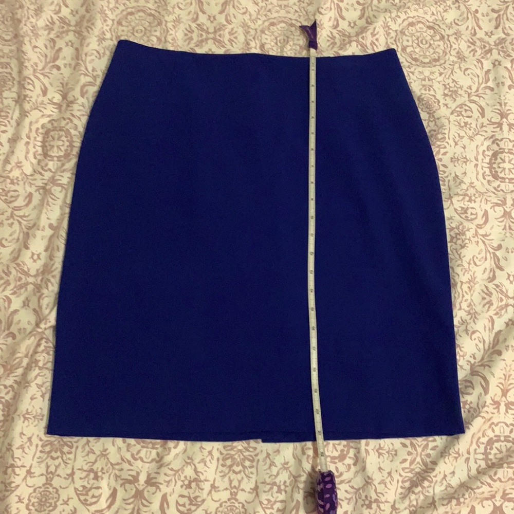 New York and Company blue skirt